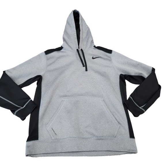 Nike Other - Nike Grey and black mens size large pullover hoodie